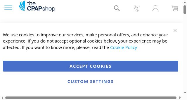 Screenshot of thecpapshop.com