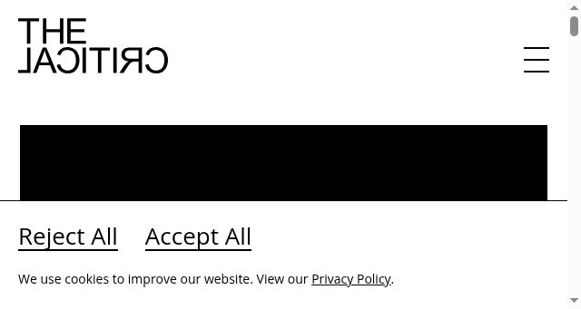 Screenshot of thecritical.lt