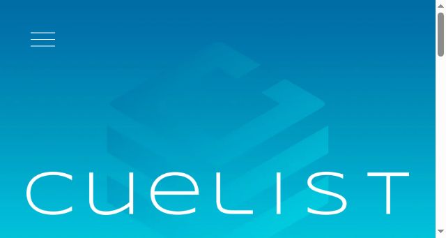 Screenshot of thecuelist.com