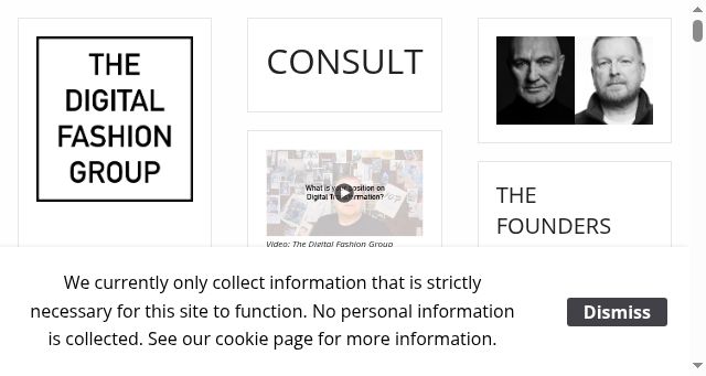 Screenshot of thedigitalfashiongroup.com