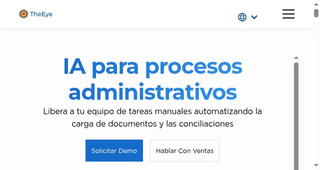 Screenshot of theeye.io