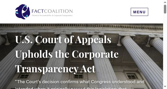 Screenshot of thefactcoalition.org