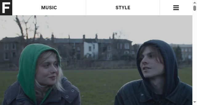 Screenshot of thefader.com