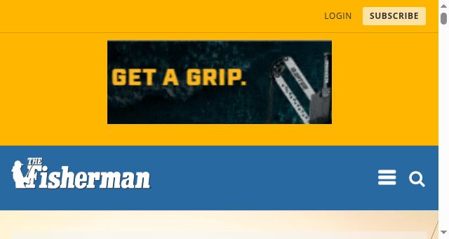 Screenshot of thefisherman.com