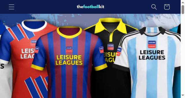 Screenshot of thefootballkit.net