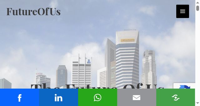 Screenshot of thefutureofus.sg