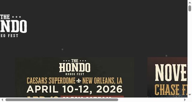 Screenshot of thehondorodeofest.com