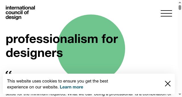 Screenshot of theicod.org