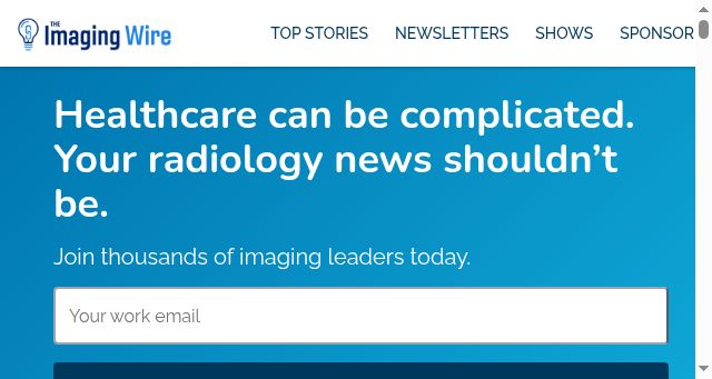 Screenshot of theimagingwire.com