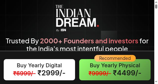 Screenshot of theindiandream.club