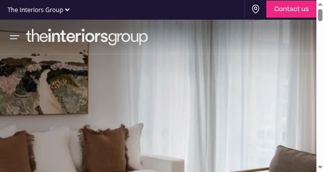 Screenshot of theinteriorsgroup.nz