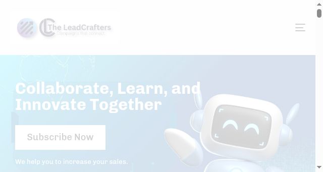 Screenshot of theleadcrafters.com
