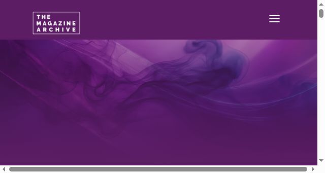 Screenshot of themagazinearchive.com