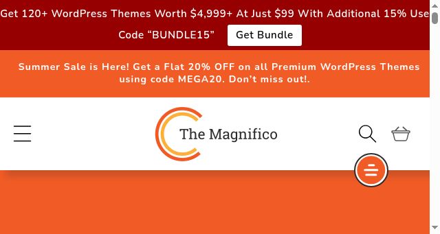 Screenshot of themagnifico.net