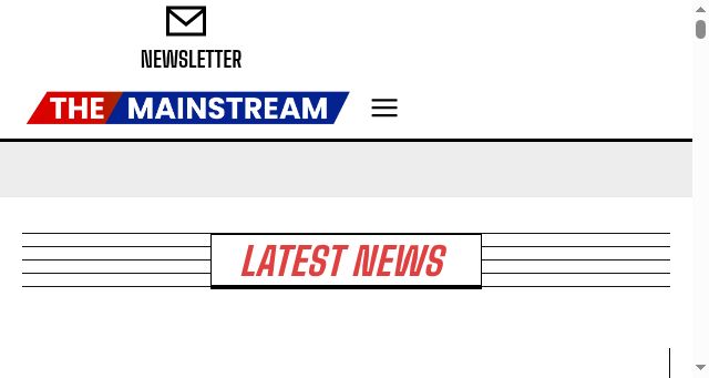 Screenshot of themainstream.co.in