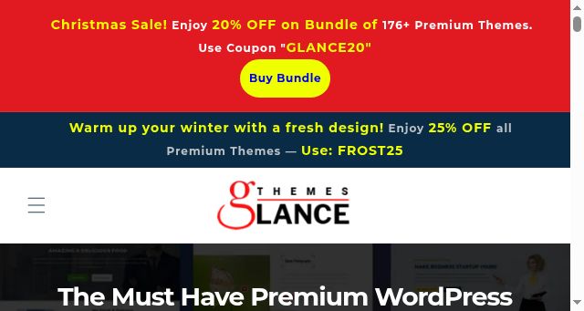 Screenshot of themesglance.com