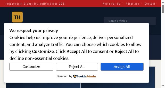 Screenshot of thenationreport.co.uk