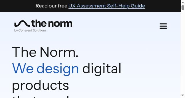 Screenshot of thenorm.design