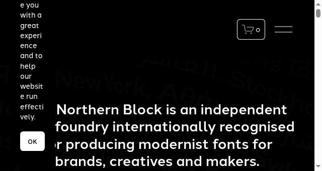 Screenshot of thenorthernblock.co.uk