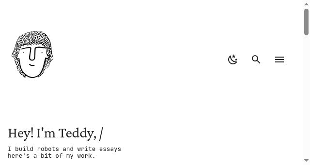 Screenshot of theodore.net