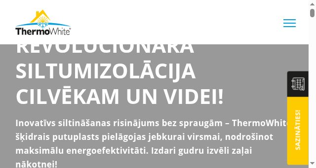 Screenshot of thermowhite.lv