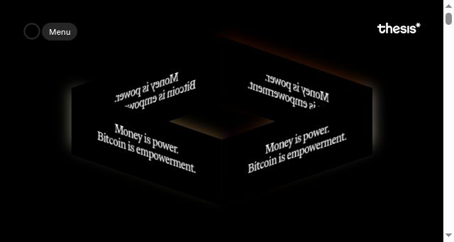 Screenshot of thesis.co