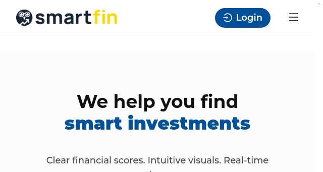 Screenshot of thesmartfin.com
