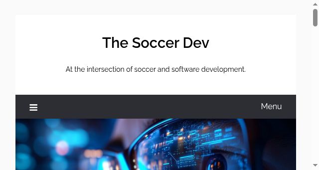 Screenshot of thesoccerdev.com