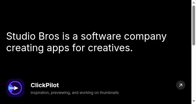 Screenshot of thestudiobros.com