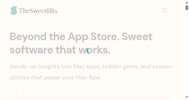 Screenshot of thesweetbits.com