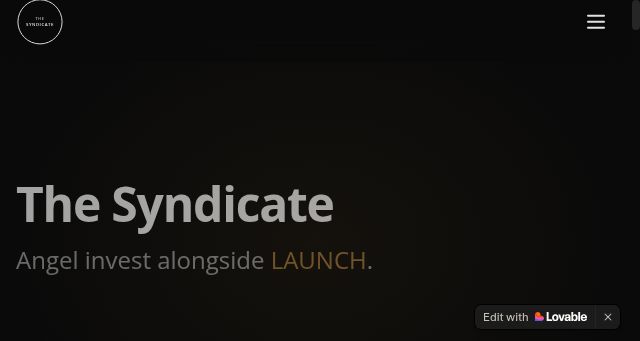 Screenshot of thesyndicate.com