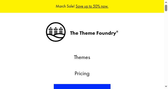 Screenshot of thethemefoundry.com