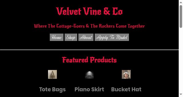 Screenshot of thevines.shop