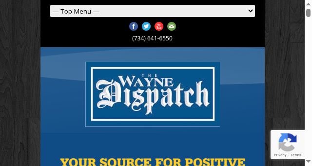 Screenshot of thewaynedispatch.com