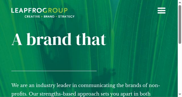 Screenshot of thinkleapfrog.com