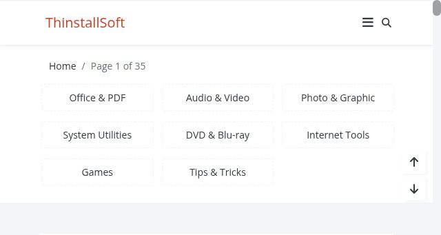 Screenshot of thinstallsoft.com