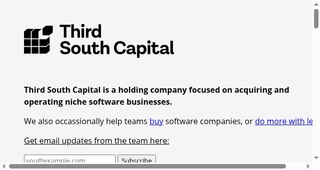 Screenshot of thirdsouth.capital