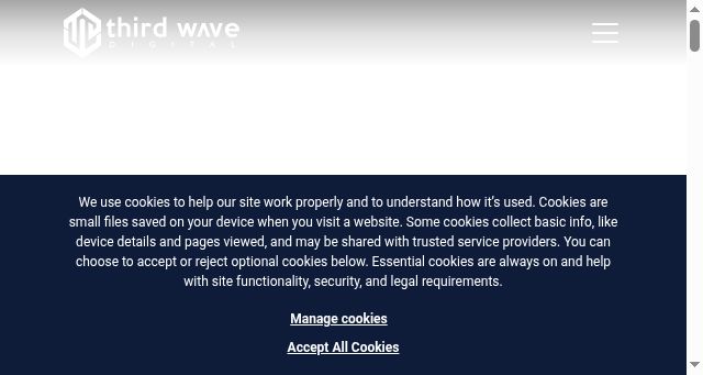 Screenshot of thirdwavedigital.com