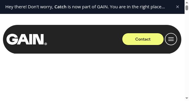 Screenshot of thisisgain.com