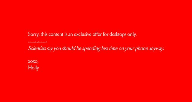 Screenshot of thisishollyli.com