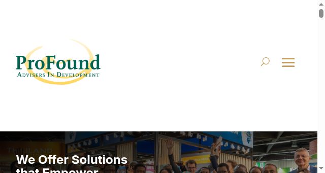 Screenshot of thisisprofound.com