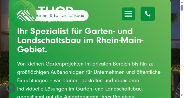 Screenshot of thor-galabau.com