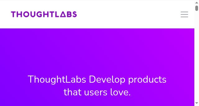 Screenshot of thoughtlabs.be