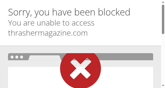 Screenshot of thrashermagazine.com