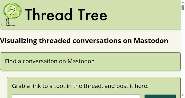 Screenshot of threadtree.xyz