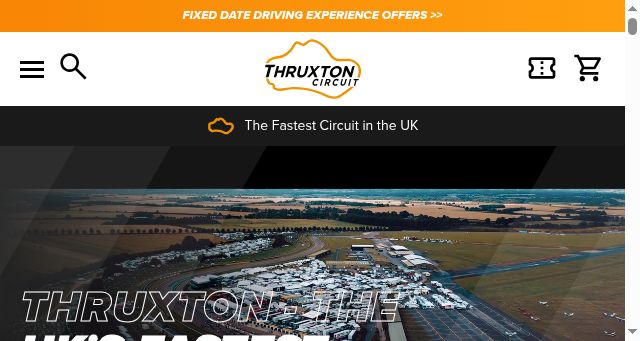 Screenshot of thruxtonracing.co.uk