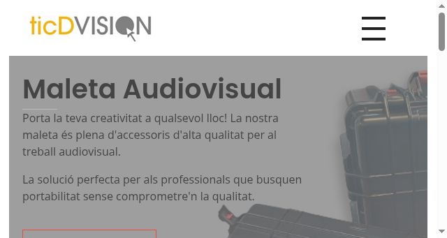 Screenshot of ticdvision.eu