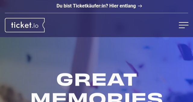 Screenshot of ticket.io