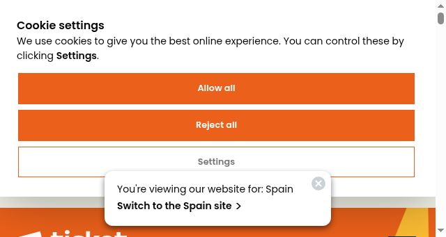 Screenshot of ticketsource.co.uk