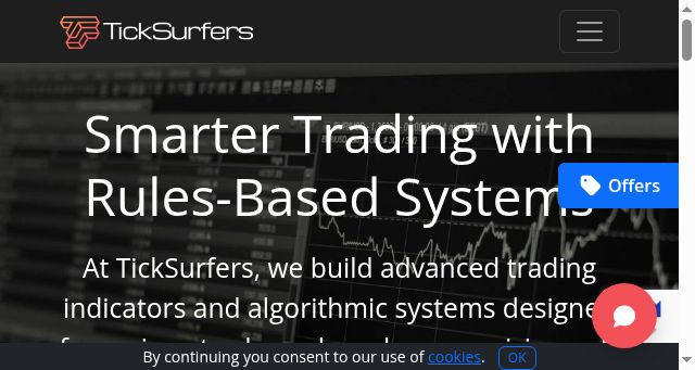 Screenshot of ticksurfers.com